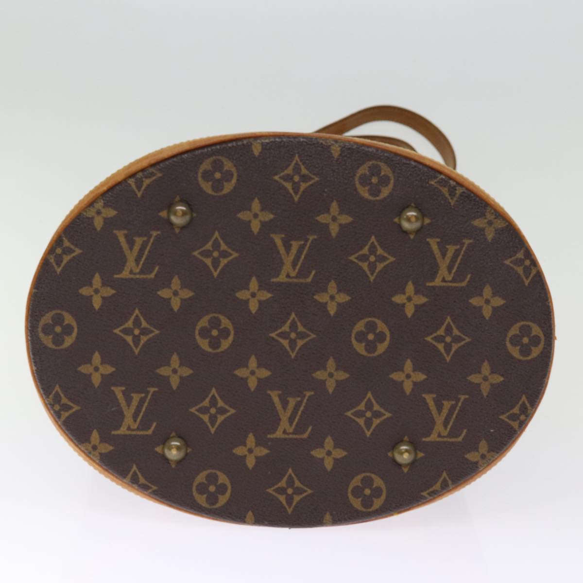 LOUIS VUITTON Monogram Bucket GM Shoulder Bag M42236 LV Auth 75896