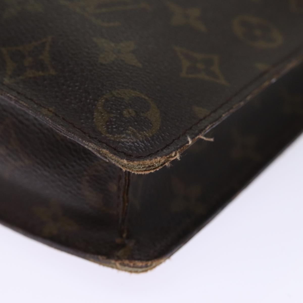 LOUIS VUITTON Monogram Porte Documents Senatur Briefcase M53335 LV Auth 75898