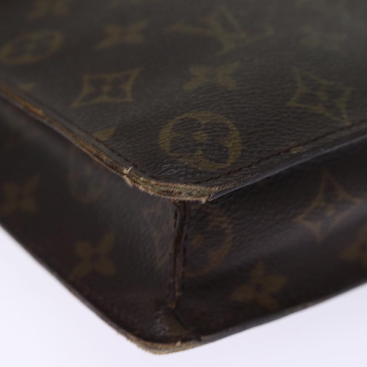 LOUIS VUITTON Monogram Porte Documents Senatur Briefcase M53335 LV Auth 75898