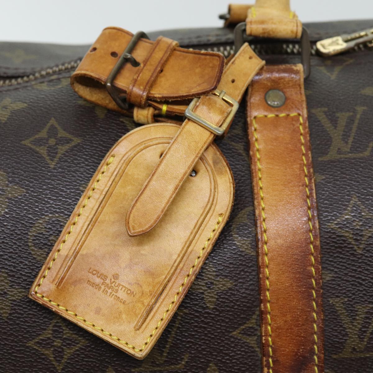 LOUIS VUITTON Monogram Keepall 50 Boston Bag M41426 LV Auth 75917