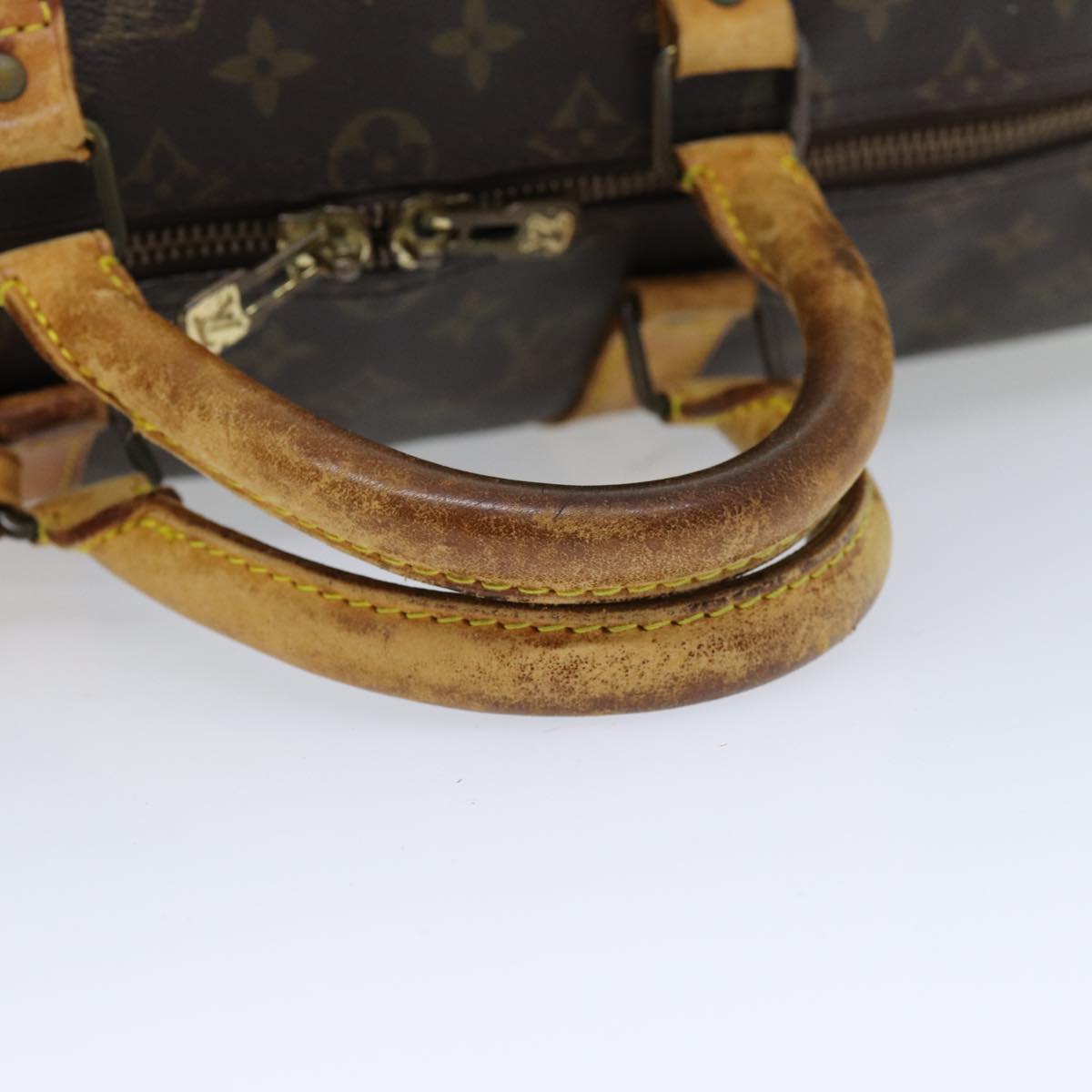 LOUIS VUITTON Monogram Keepall 50 Boston Bag M41426 LV Auth 75917