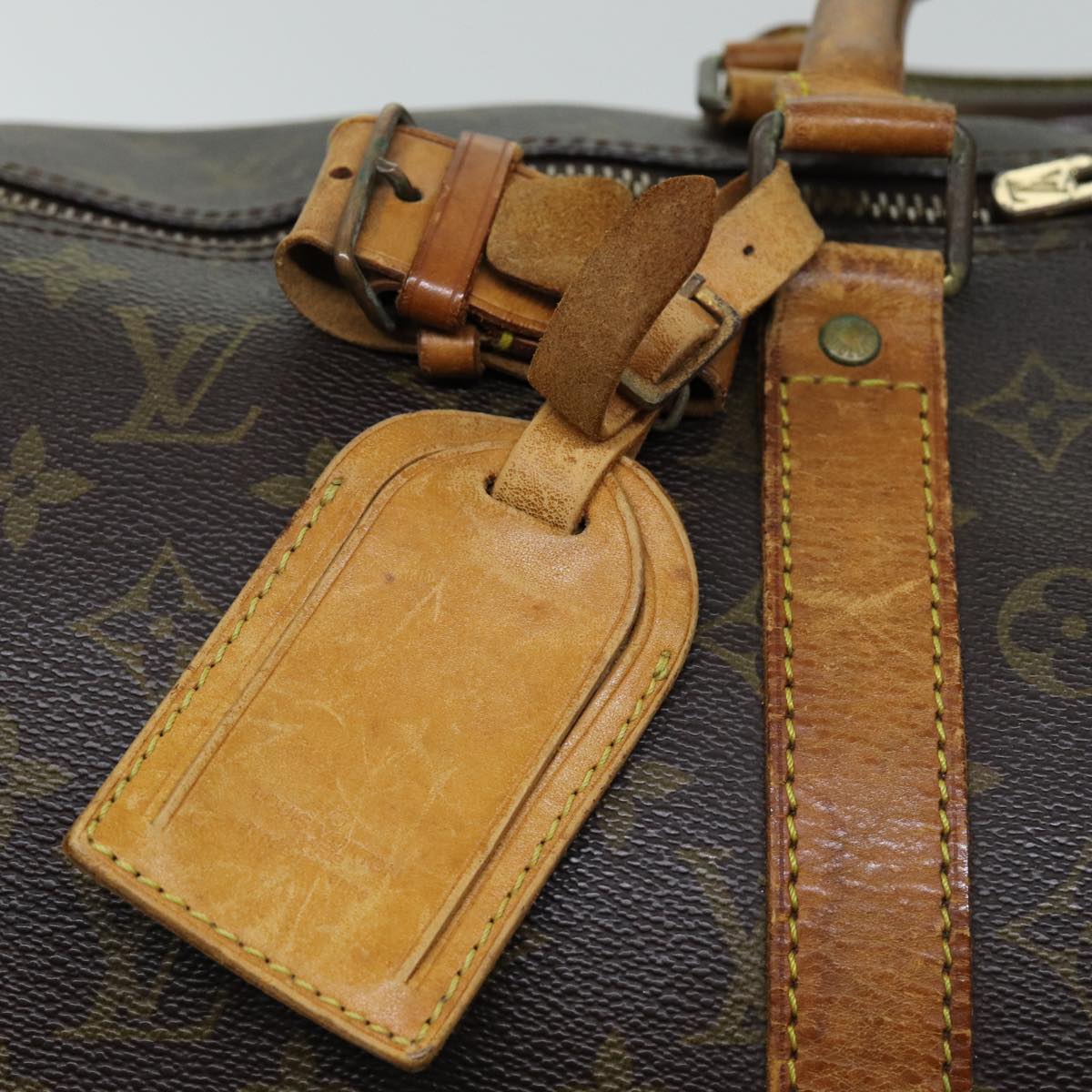 LOUIS VUITTON Monogram Keepall Bandouliere 50 Boston Bag M41416 LV Auth 75919