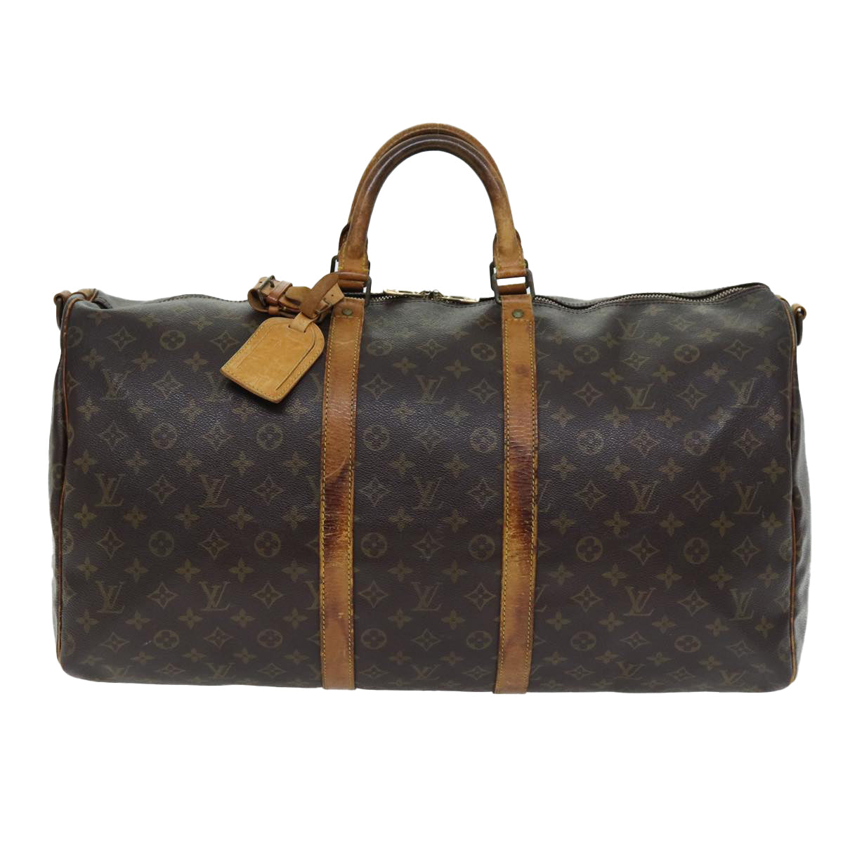 LOUIS VUITTON Monogram Keepall Bandouliere 50 Boston Bag M41416 LV Auth 75919 - 0