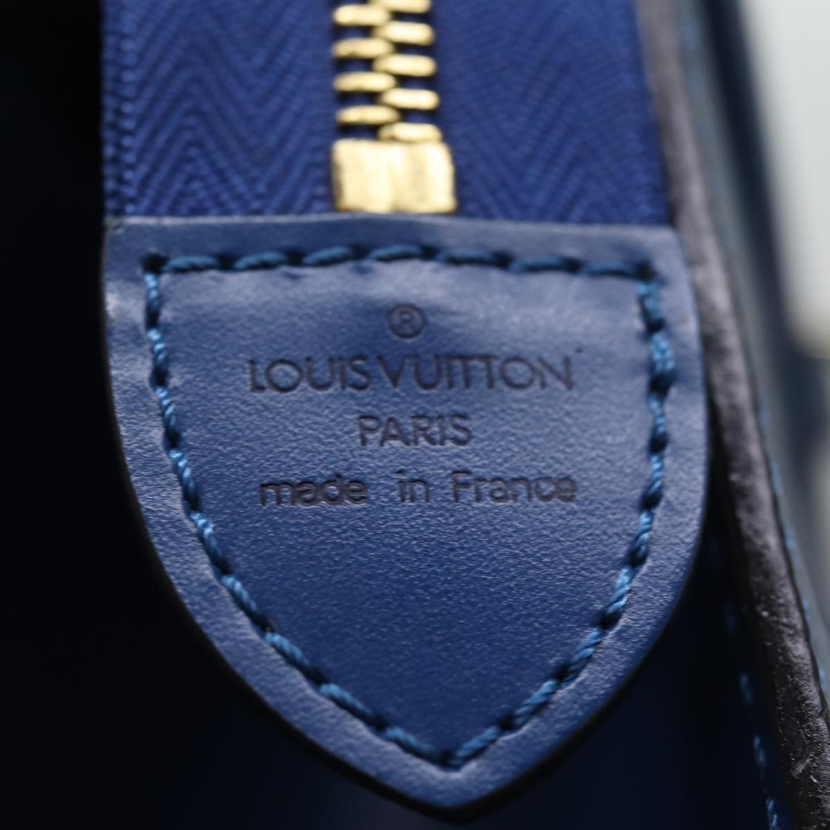 LOUIS VUITTON Epi Riviera Hand Bag Blue M48185 LV Auth 75931