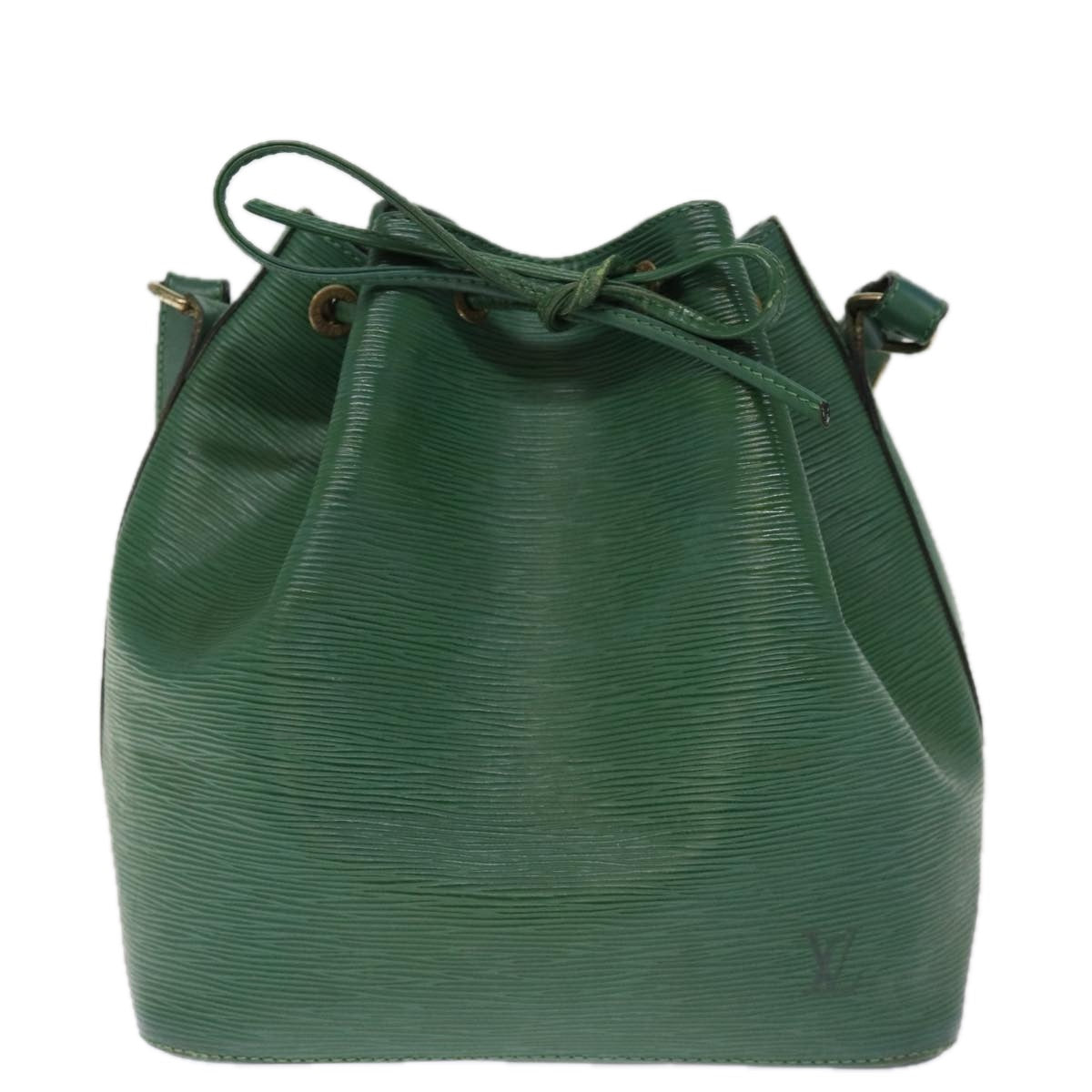 LOUIS VUITTON Epi Petit Noe Shoulder Bag Green M44104 LV Auth 75947