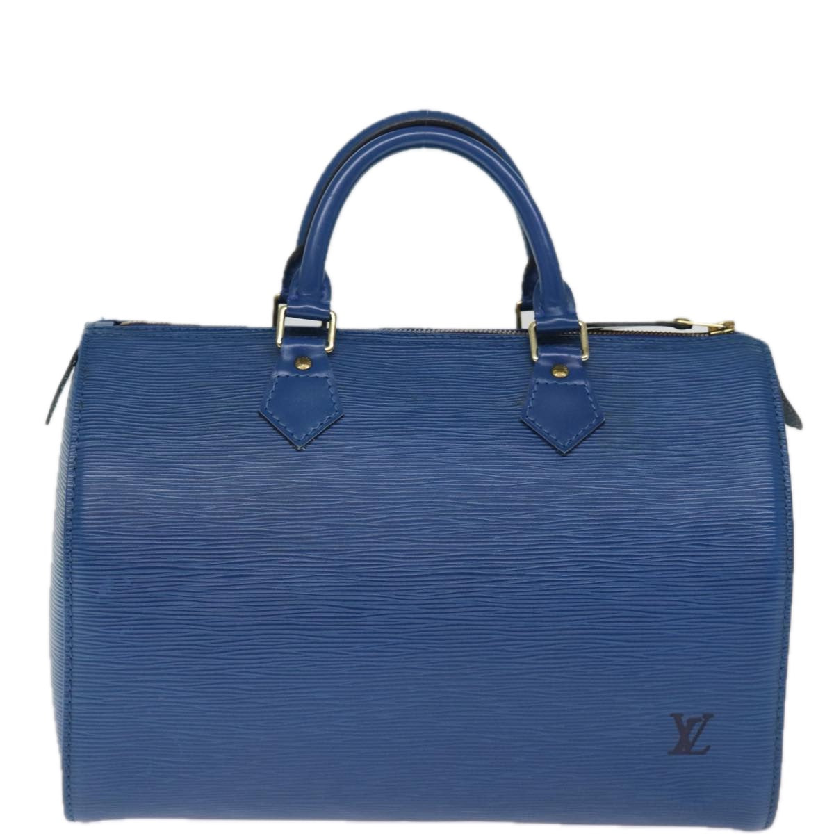 LOUIS VUITTON Epi Speedy 30 Hand Bag Toledo Blue M43005 LV Auth 75948 - 0