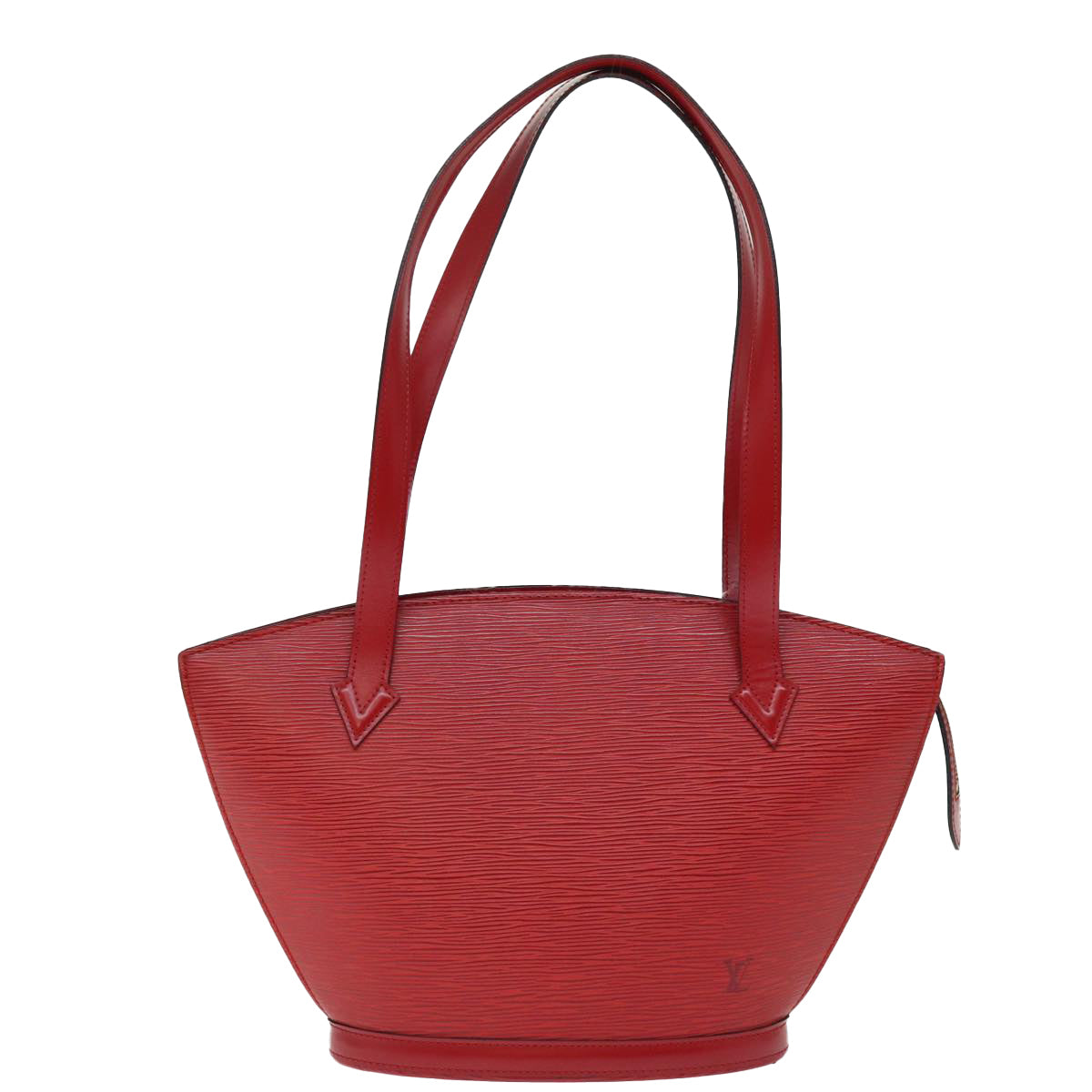 LOUIS VUITTON Epi Saint Jacques Poignees Long Hand Bag Red M52337 LV Auth 75949 - 0