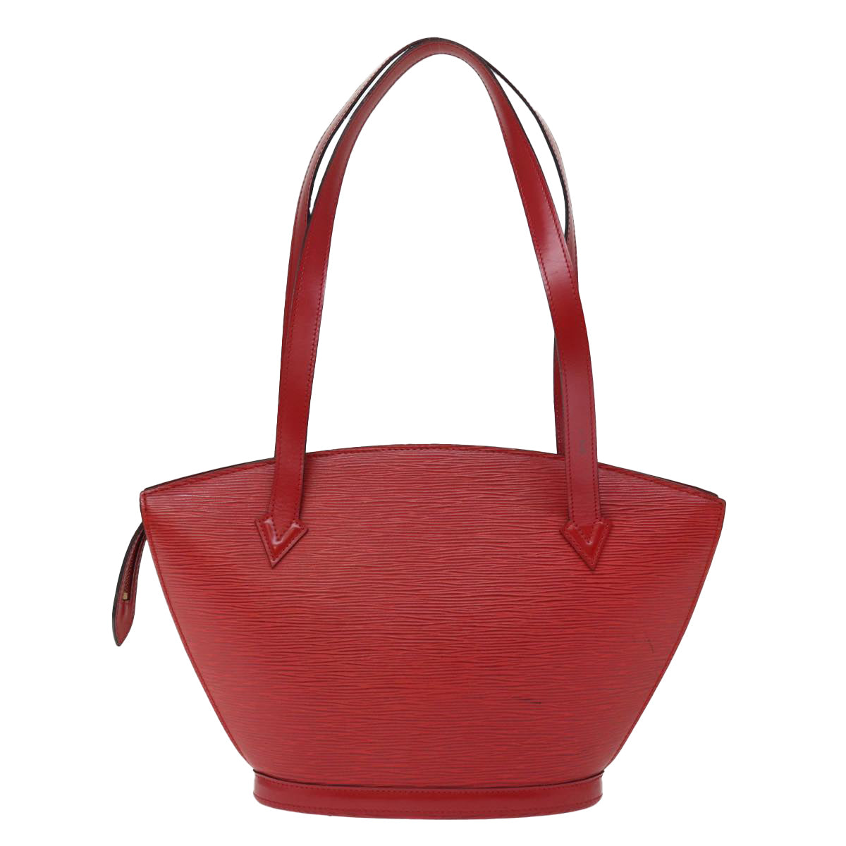 LOUIS VUITTON Epi Saint Jacques Poignees Long Hand Bag Red M52337 LV Auth 75949