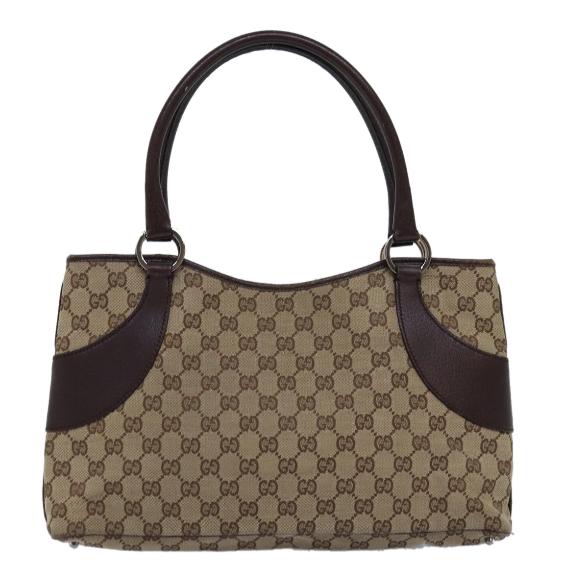 GUCCI GG Canvas Tote Bag Beige 113015 Auth 75974 - 0