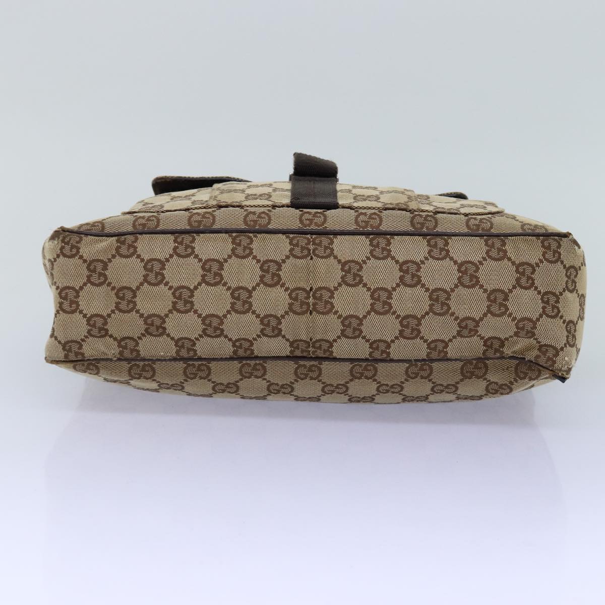 GUCCI GG Canvas Shoulder Bag Beige 131211 Auth 75979