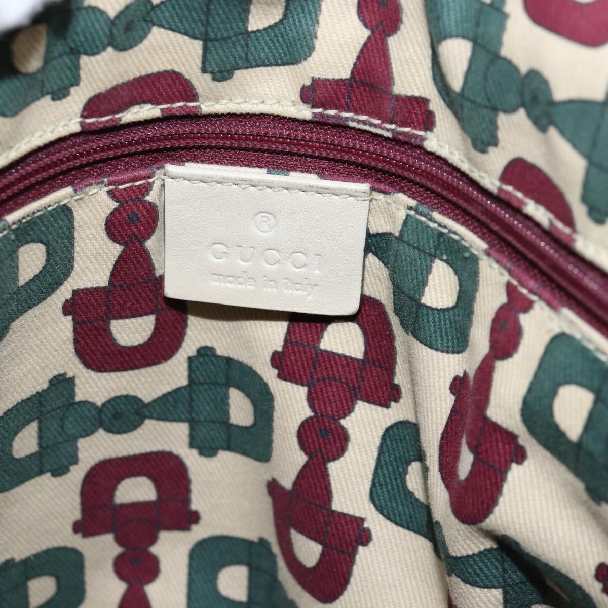 GUCCI GG Canvas Guccissima Tote Bag Beige 141472 Auth 75985