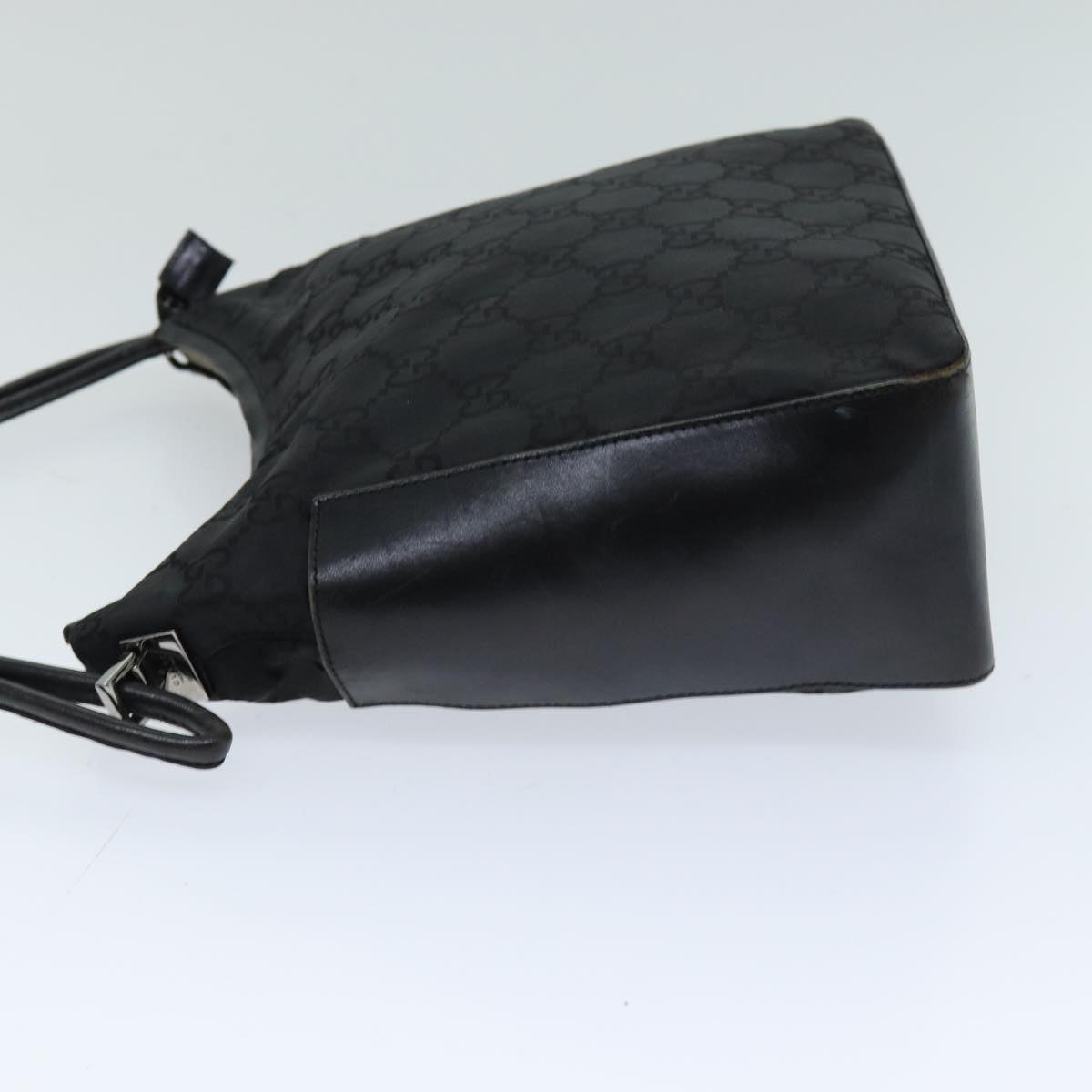 GUCCI GG Canvas Shoulder Bag Black 001 3766 Auth 75988