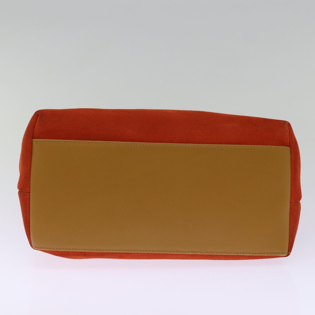 GUCCI Shoulder Bag Suede Orange 001 3386 Auth 75992