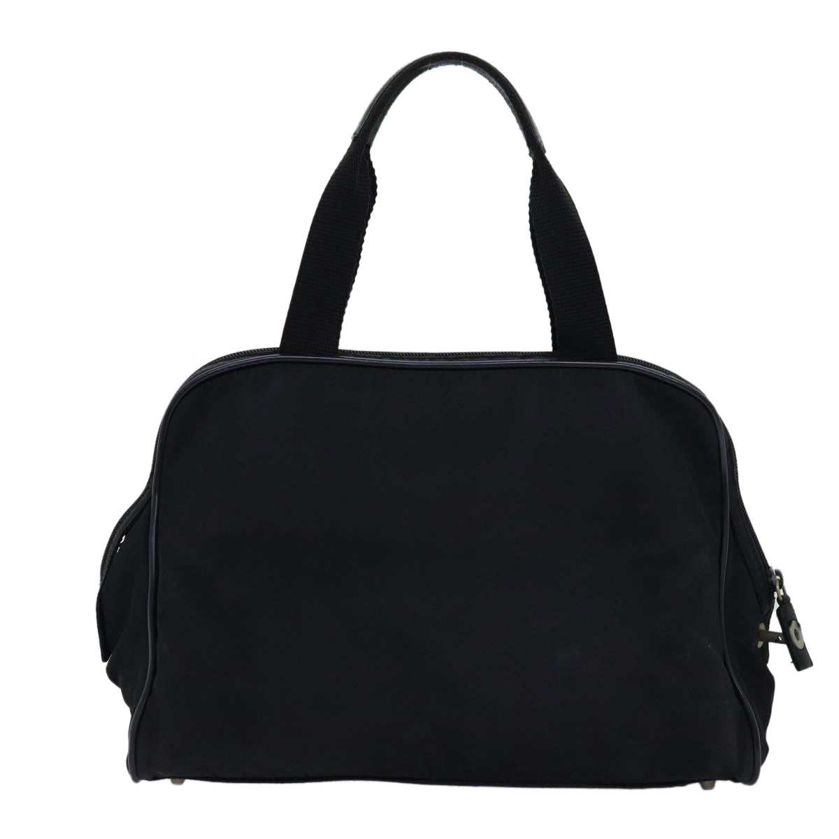 PRADA Hand Bag Nylon Black Auth 76000 - 0