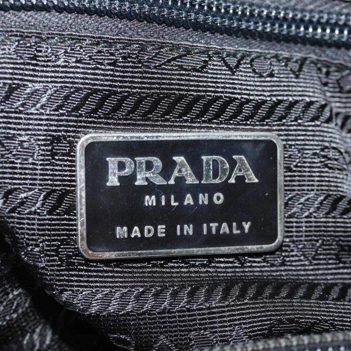 PRADA Tote Bag Nylon Green Auth 76001