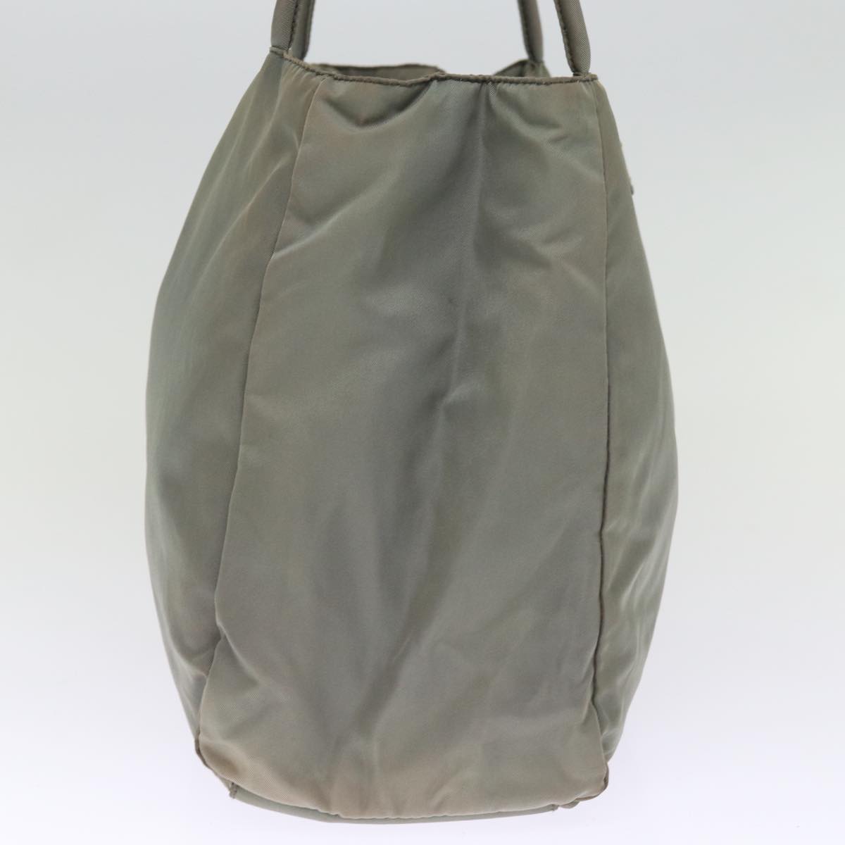PRADA Tote Bag Nylon Green Auth 76001