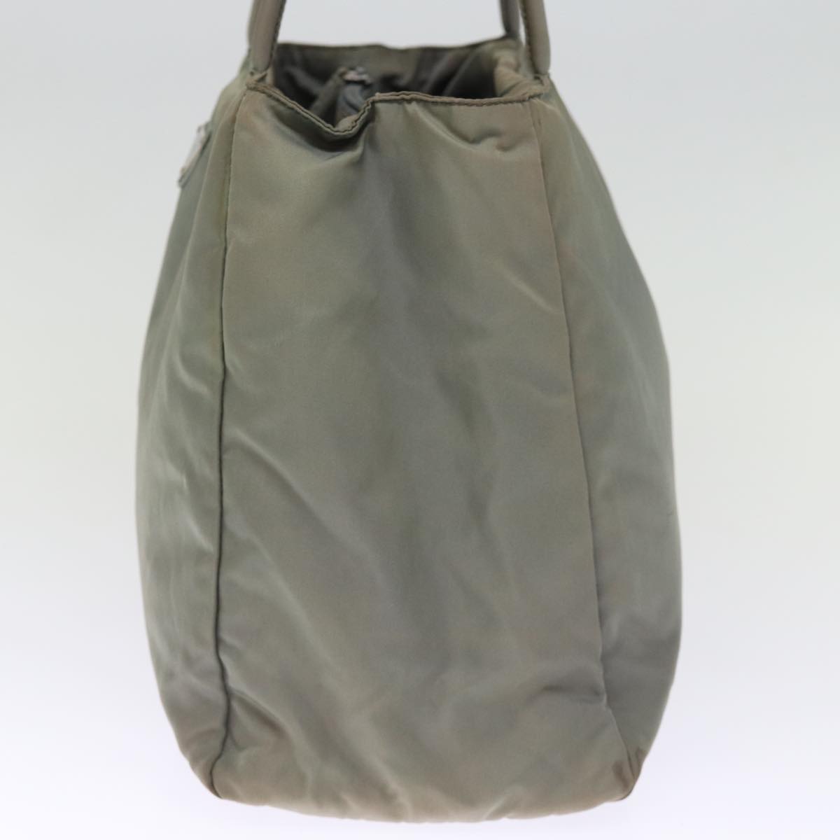 PRADA Tote Bag Nylon Green Auth 76001