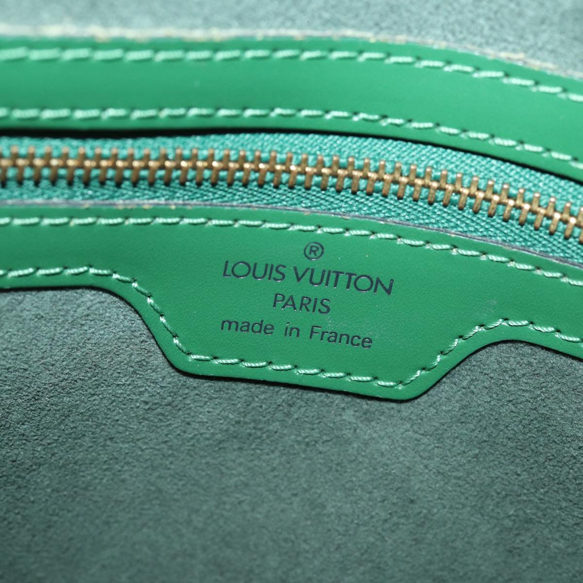 LOUIS VUITTON Epi Lussac Shoulder Bag Green M52284 LV Auth 76026