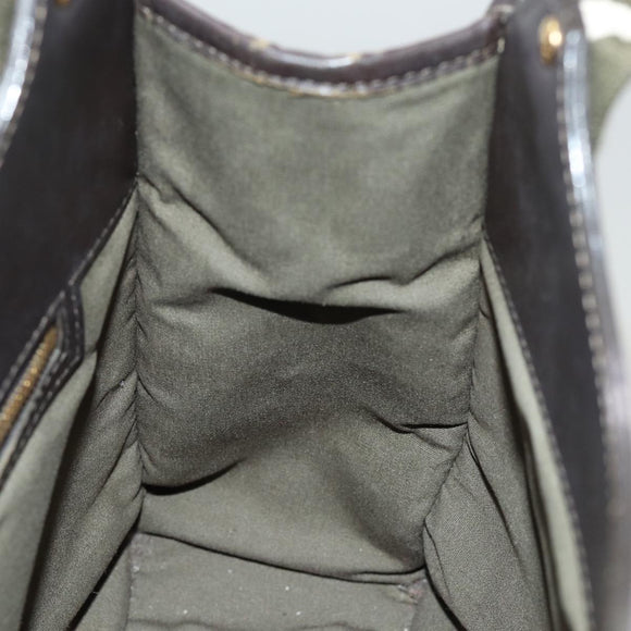 LOUIS VUITTON Monogram Mini Sac Catline Hand Bag TST Khaki M92327 LV Auth 76028