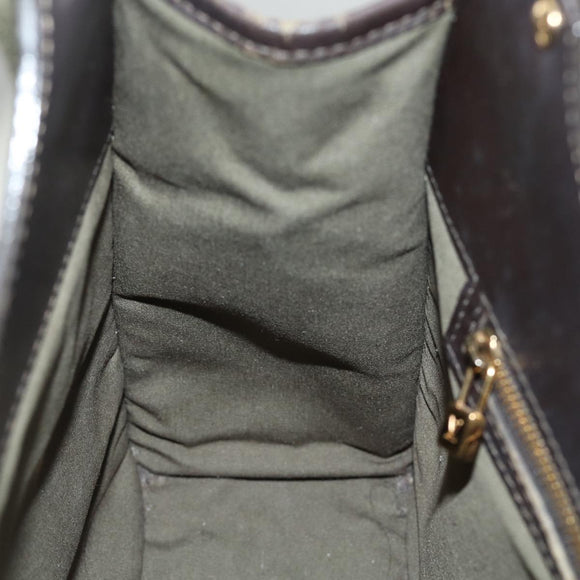 LOUIS VUITTON Monogram Mini Sac Catline Hand Bag TST Khaki M92327 LV Auth 76028