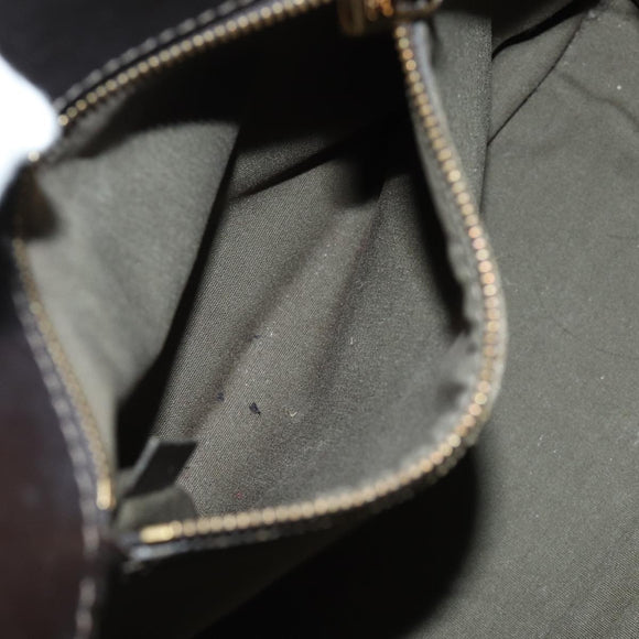 LOUIS VUITTON Monogram Mini Sac Catline Hand Bag TST Khaki M92327 LV Auth 76028