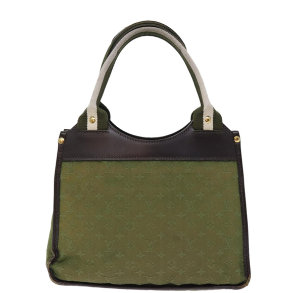 LOUIS VUITTON Monogram Mini Sac Catline Hand Bag TST Khaki M92327 LV Auth 76028