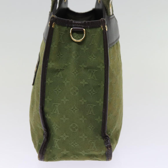 LOUIS VUITTON Monogram Mini Sac Catline Hand Bag TST Khaki M92327 LV Auth 76028