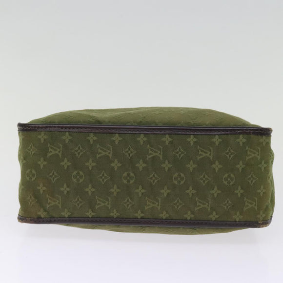 LOUIS VUITTON Monogram Mini Sac Catline Hand Bag TST Khaki M92327 LV Auth 76028