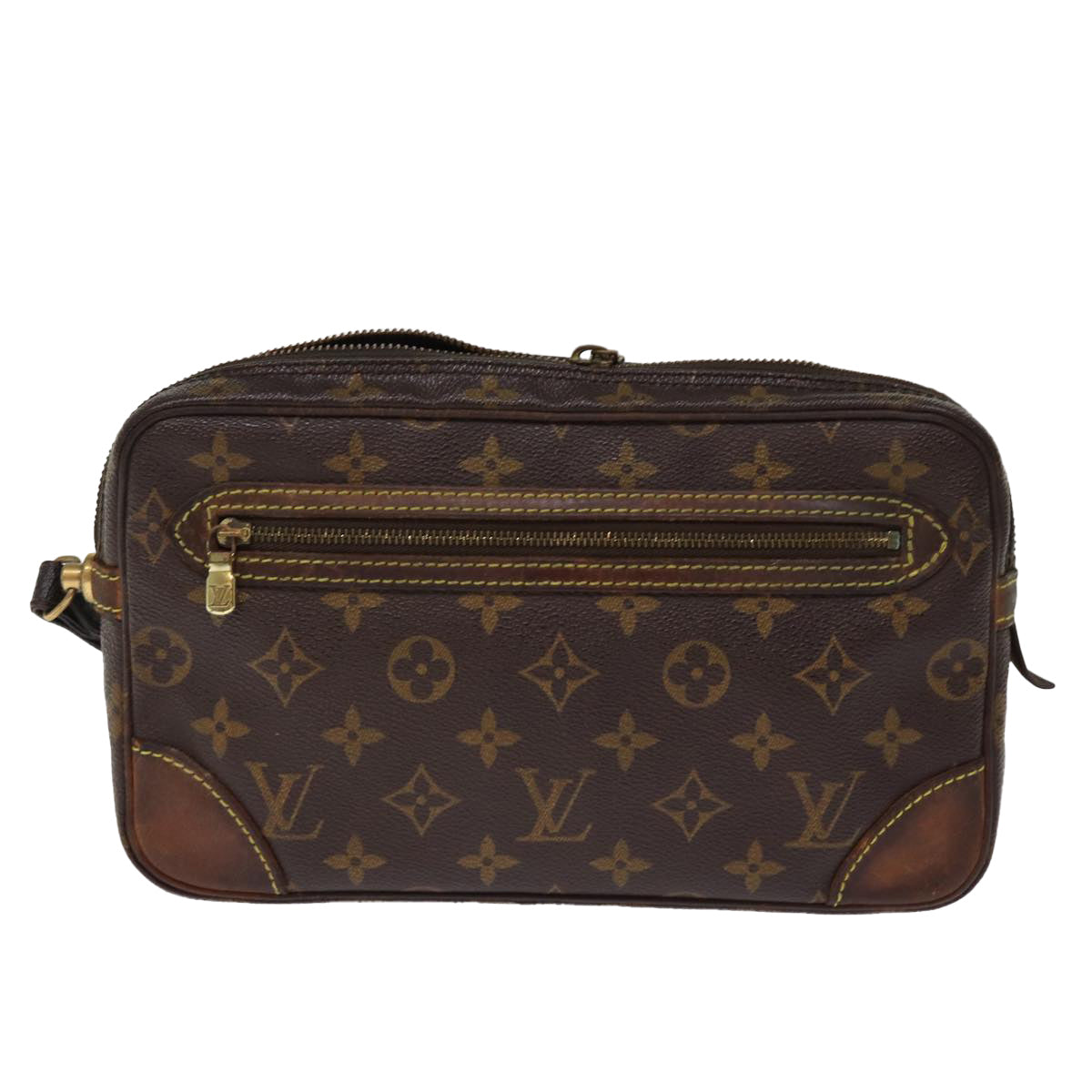 LOUIS VUITTON Monogram Marly Dragonne GM Clutch Bag M51825 LV Auth 76036