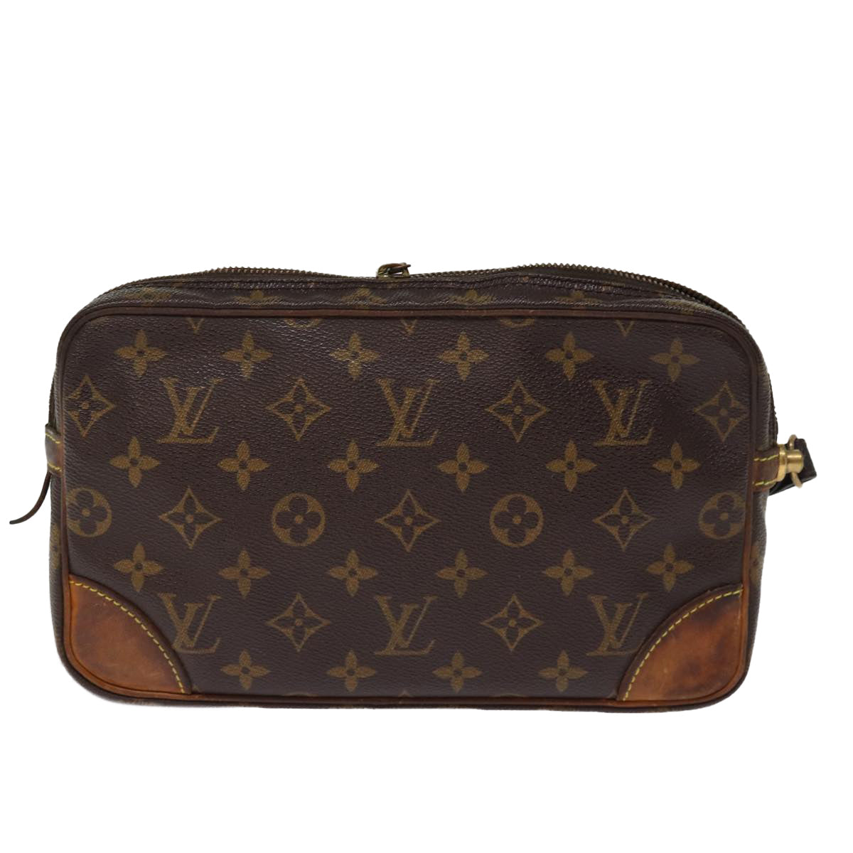 LOUIS VUITTON Monogram Marly Dragonne GM Clutch Bag M51825 LV Auth 76036 - 0