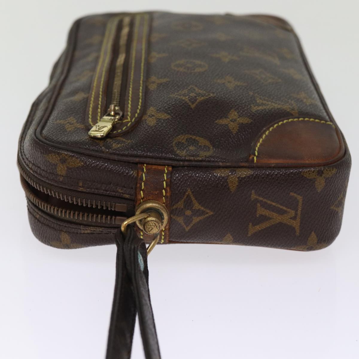 LOUIS VUITTON Monogram Marly Dragonne GM Clutch Bag M51825 LV Auth 76036