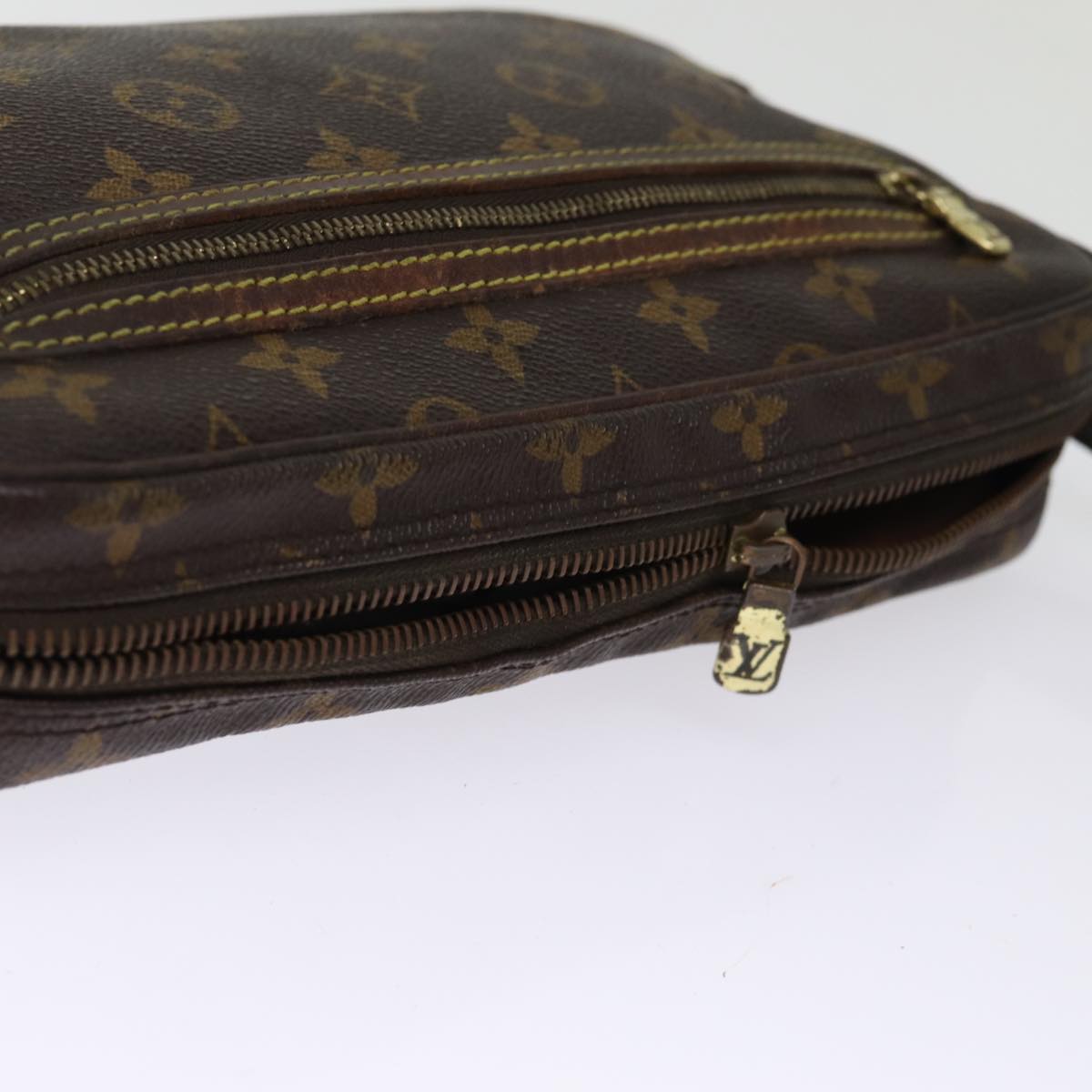 LOUIS VUITTON Monogram Marly Dragonne GM Clutch Bag M51825 LV Auth 76036