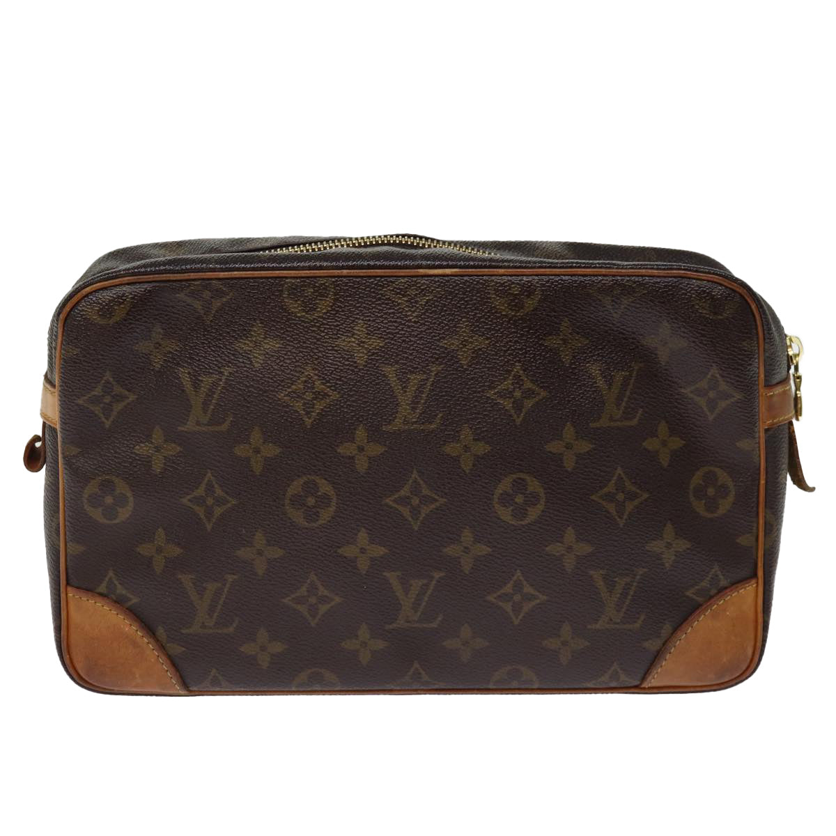 LOUIS VUITTON Monogram Compiegne 28 Clutch Bag M51845 LV Auth 76039 - 0