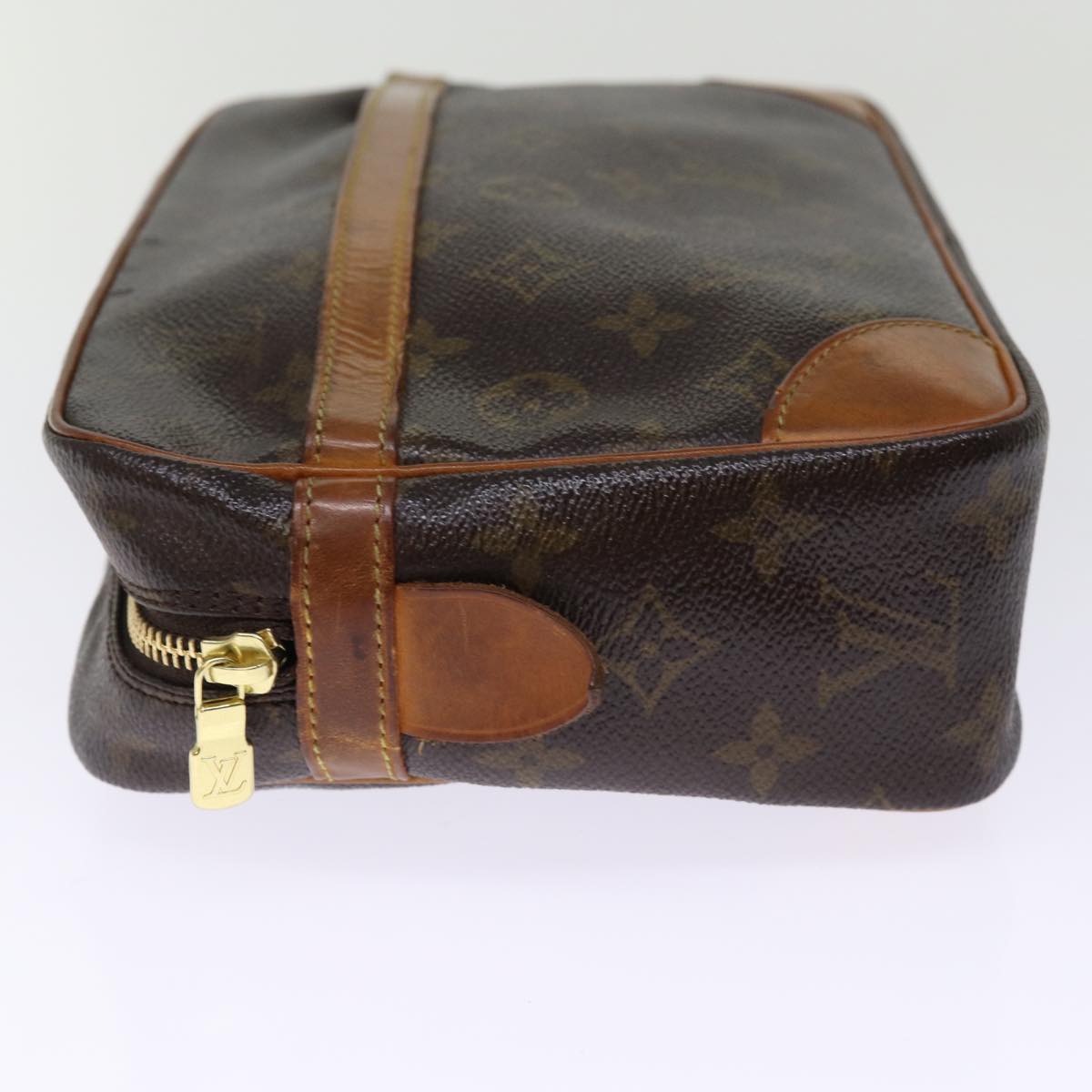 LOUIS VUITTON Monogram Compiegne 28 Clutch Bag M51845 LV Auth 76039