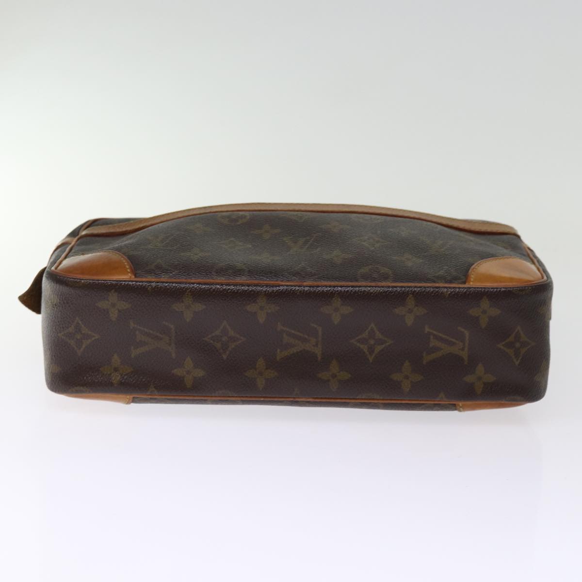 LOUIS VUITTON Monogram Compiegne 28 Clutch Bag M51845 LV Auth 76039