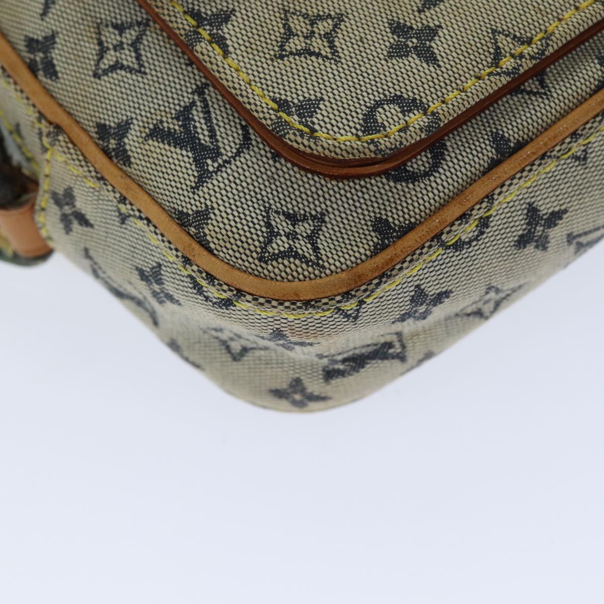 LOUIS VUITTON Monogram Mini Juliet MM Shoulder Bag Blue M92004 LV Auth 76042