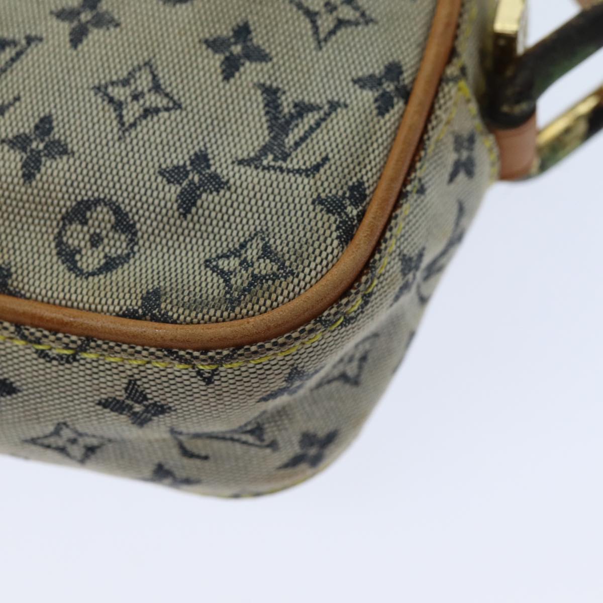 LOUIS VUITTON Monogram Mini Juliet MM Shoulder Bag Blue M92004 LV Auth 76042