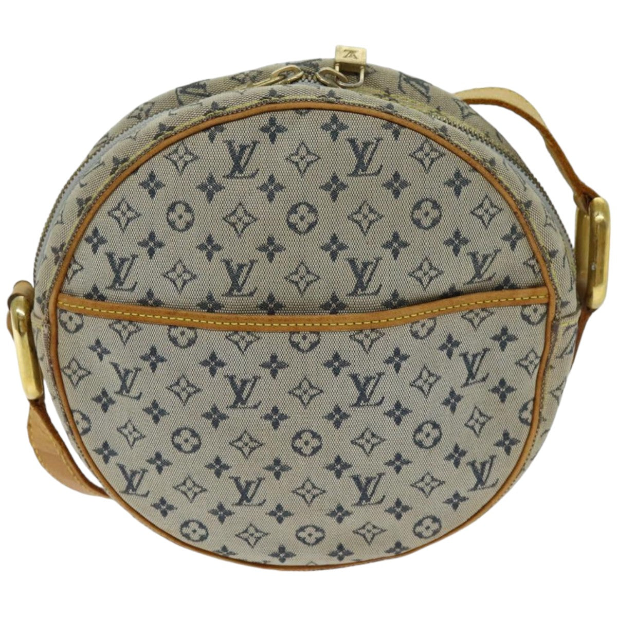 LOUIS VUITTON Monogram Mini Jeanne GM Shoulder Bag Blue M92000 LV Auth 76043