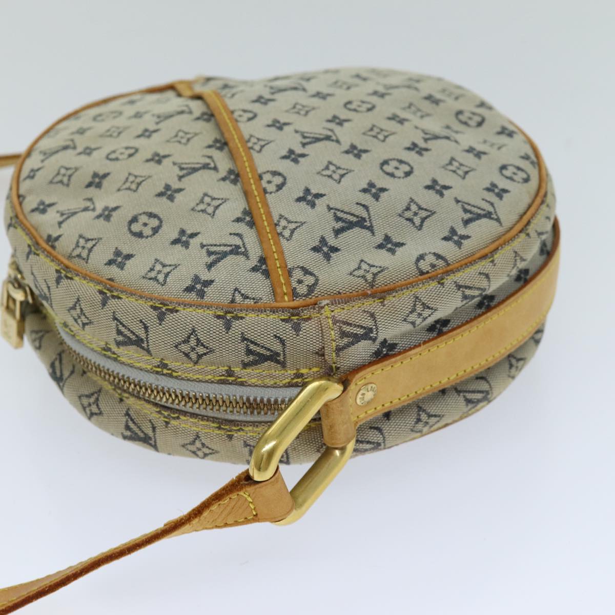 LOUIS VUITTON Monogram Mini Jeanne GM Shoulder Bag Blue M92000 LV Auth 76043