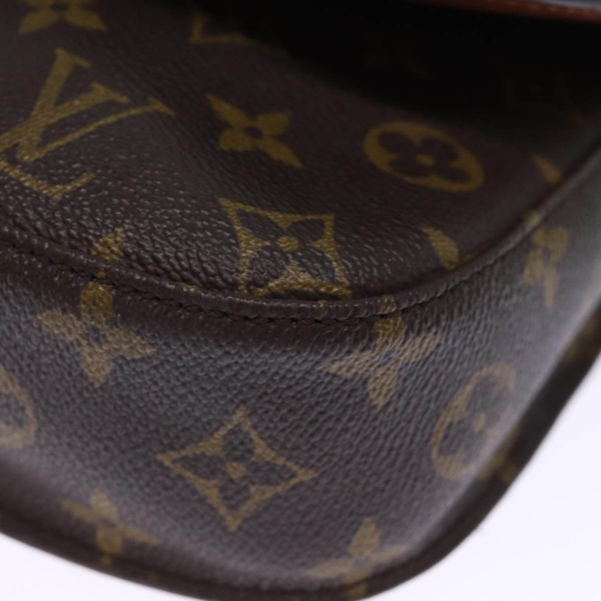 LOUIS VUITTON Monogram Saint Cloud MM Shoulder Bag M51243 LV Auth 76046