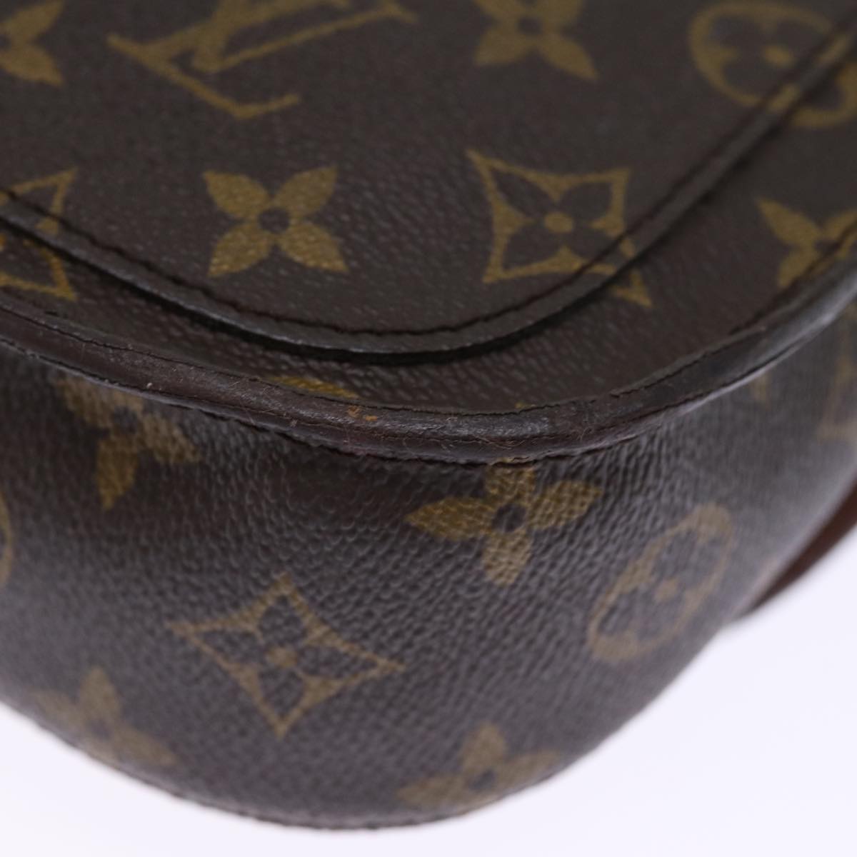 LOUIS VUITTON Monogram Saint Cloud MM Shoulder Bag M51243 LV Auth 76046