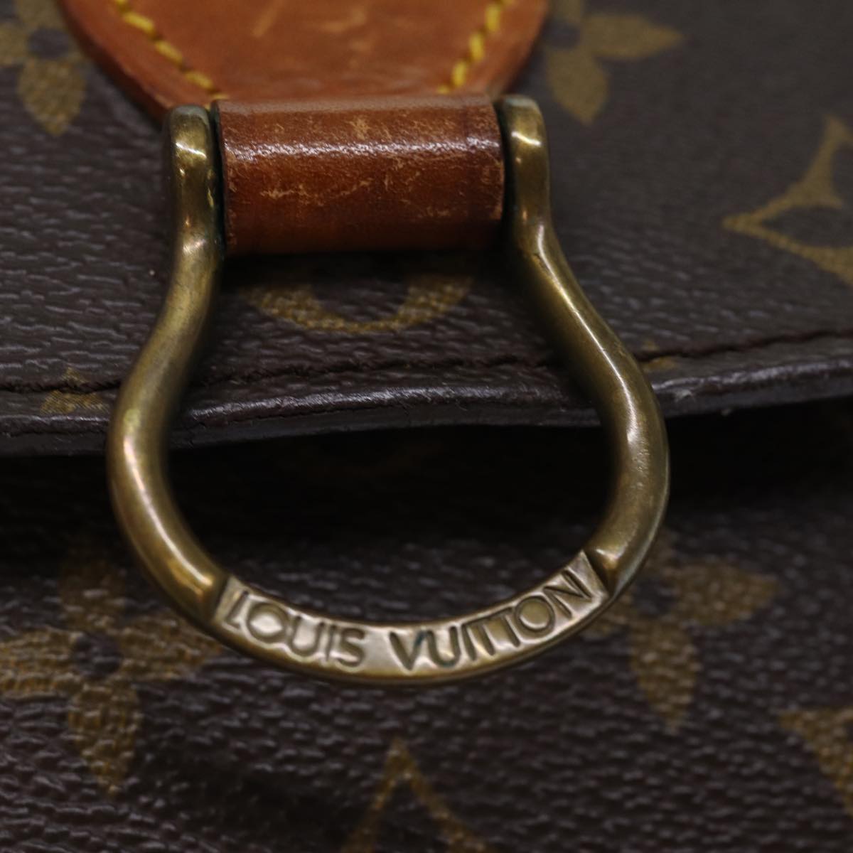 LOUIS VUITTON Monogram Saint Cloud MM Shoulder Bag M51243 LV Auth 76046