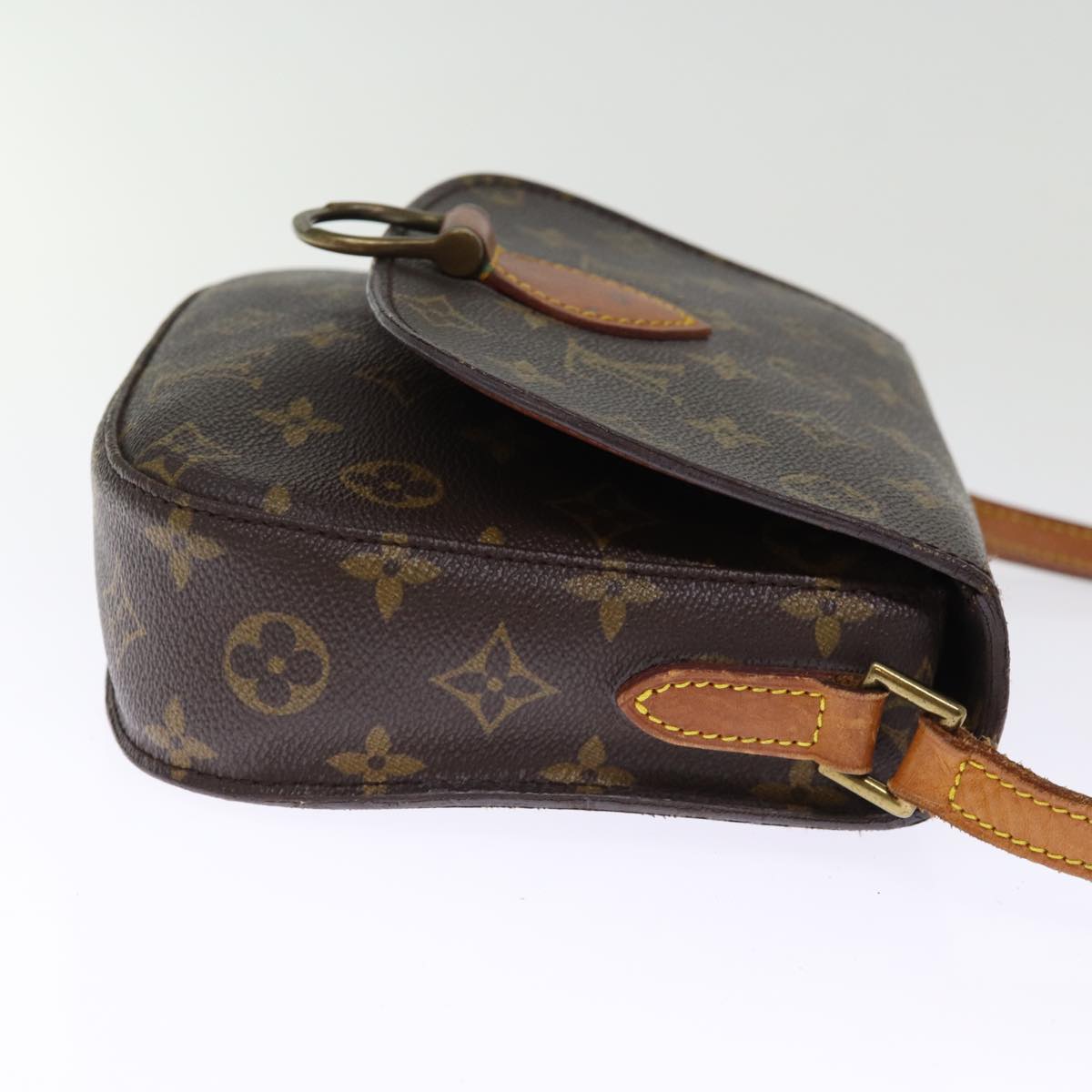 LOUIS VUITTON Monogram Saint Cloud MM Shoulder Bag M51243 LV Auth 76046