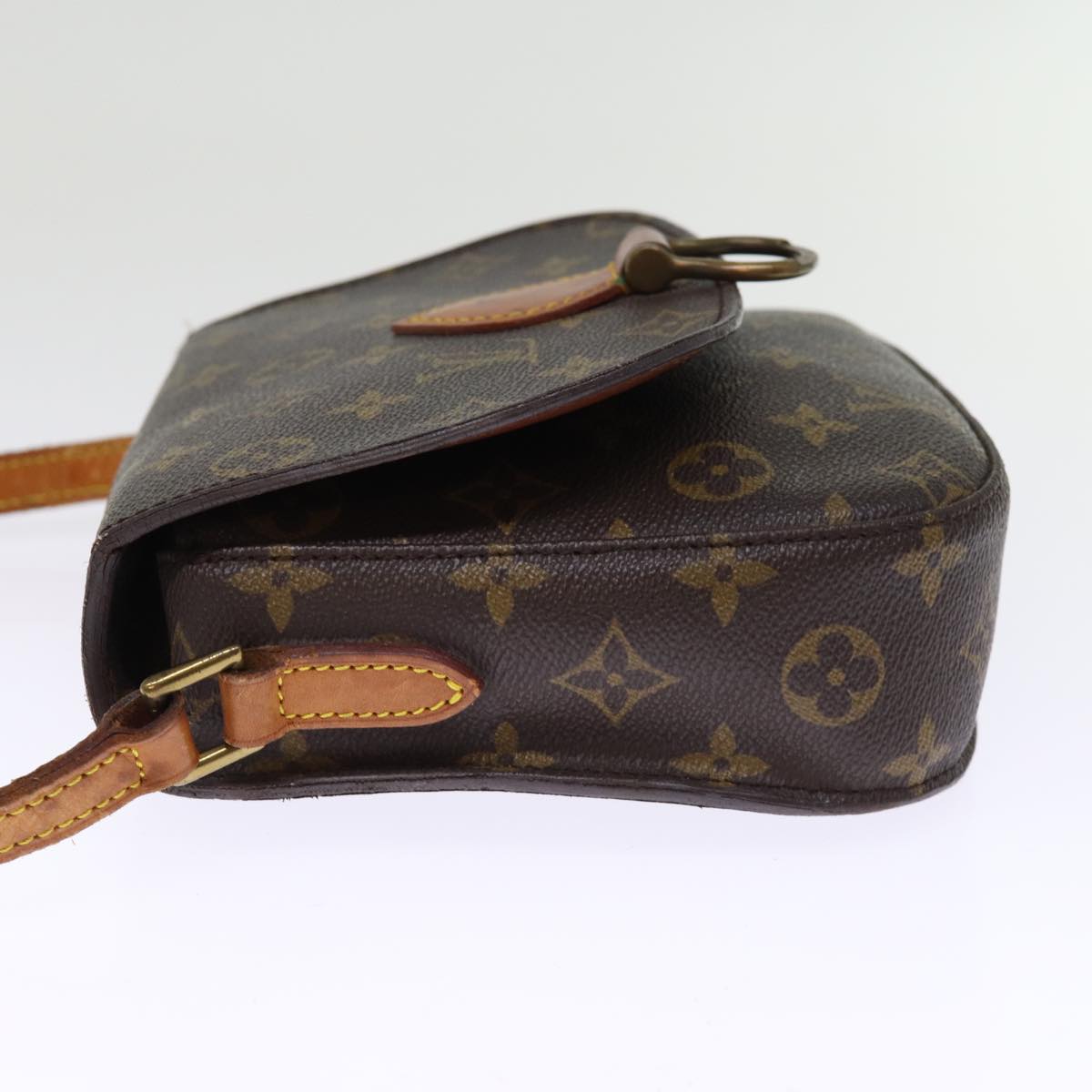 LOUIS VUITTON Monogram Saint Cloud MM Shoulder Bag M51243 LV Auth 76046