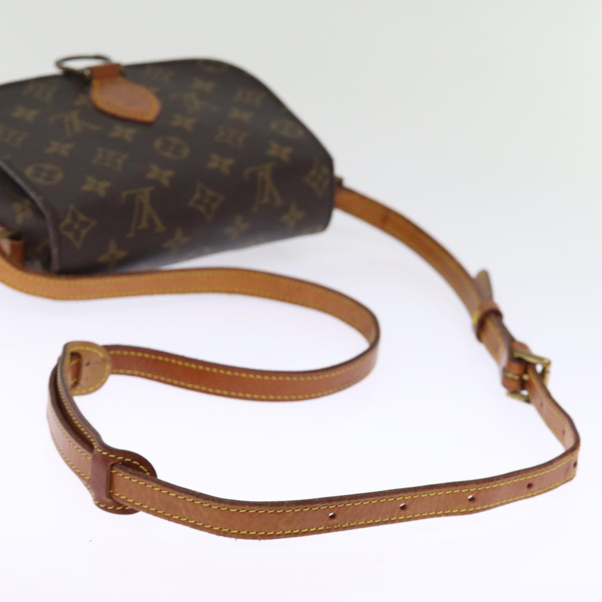 LOUIS VUITTON Monogram Saint Cloud MM Shoulder Bag M51243 LV Auth 76046