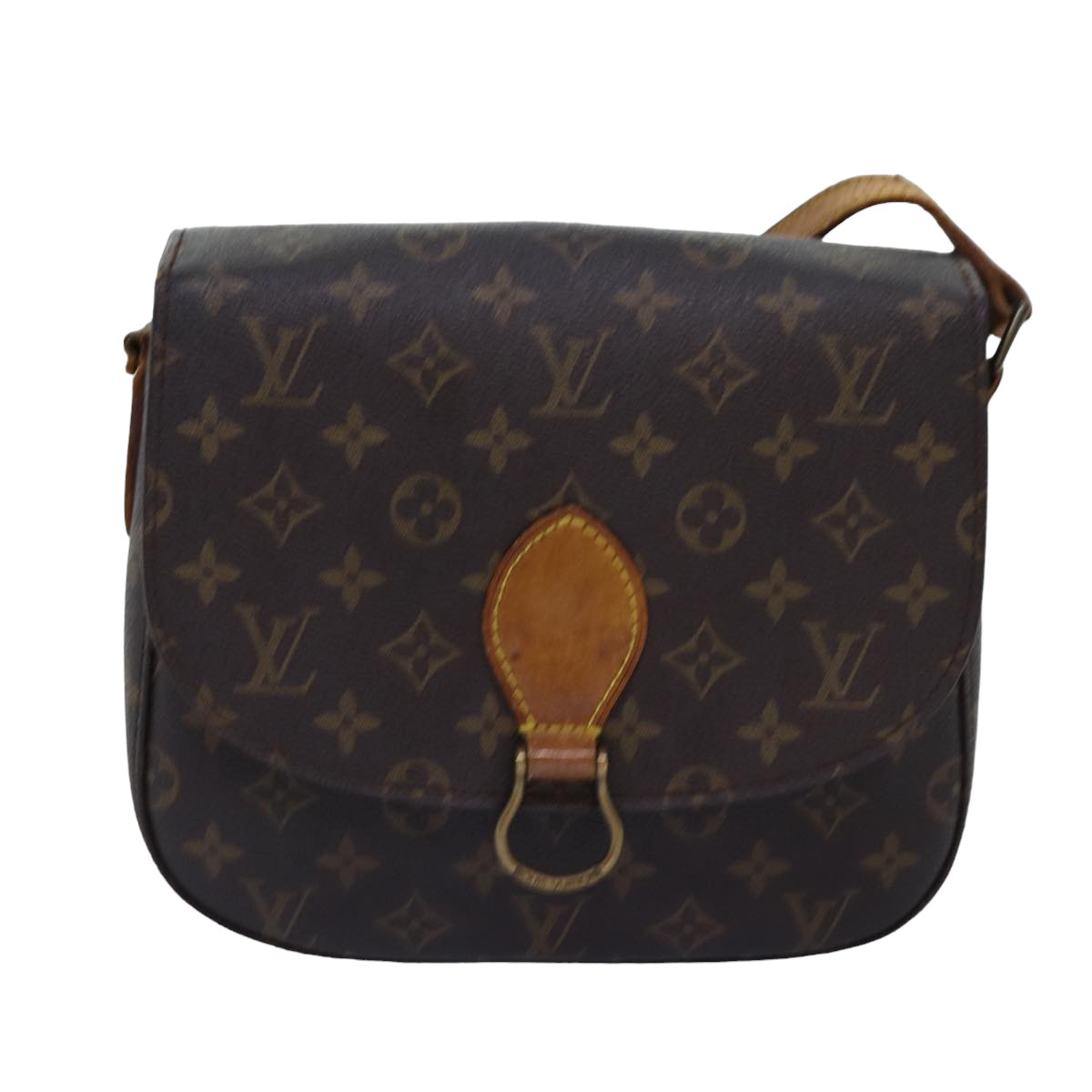 LOUIS VUITTON Monogram Saint Cloud GM Shoulder Bag M51242 LV Auth 76047