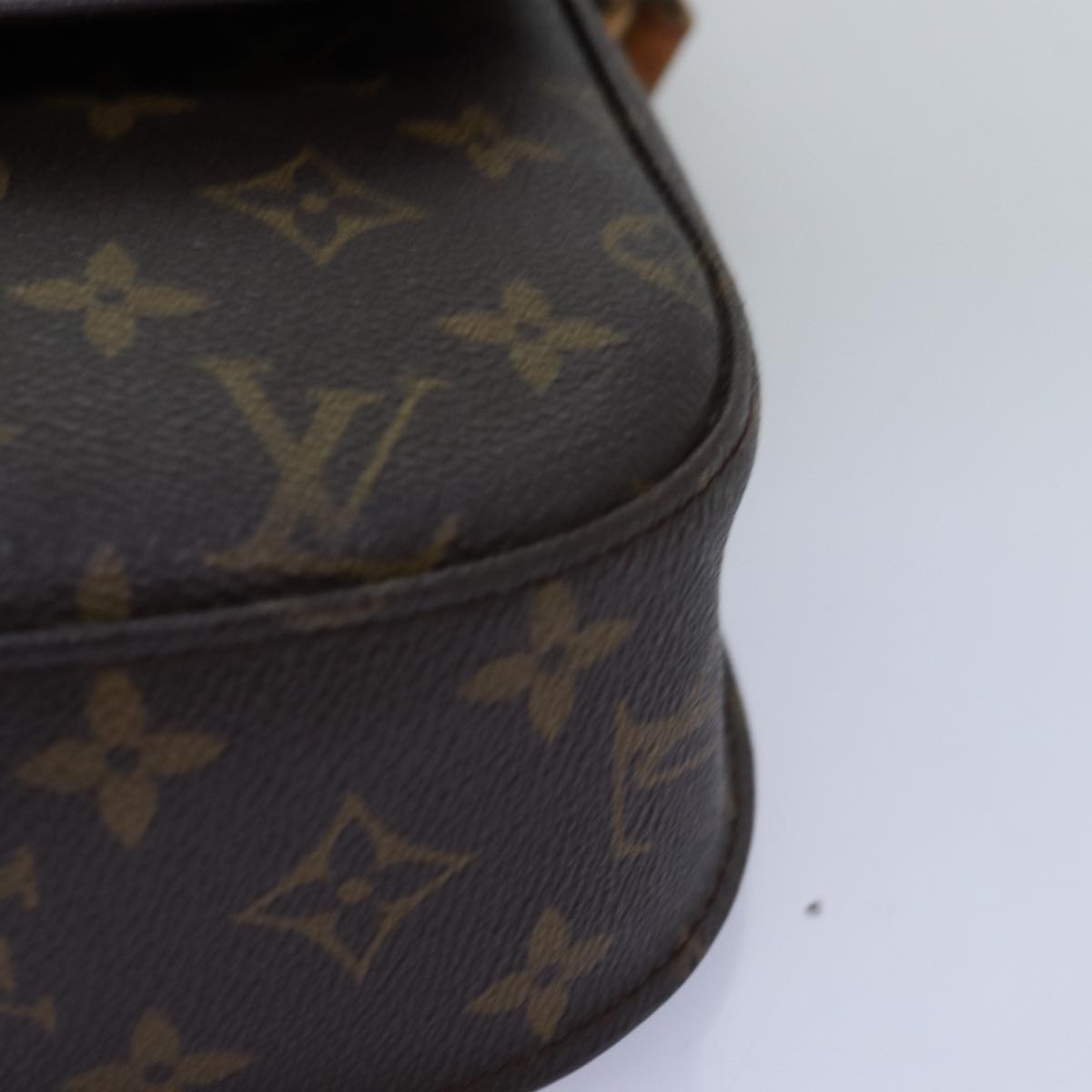 LOUIS VUITTON Monogram Saint Cloud GM Shoulder Bag M51242 LV Auth 76047