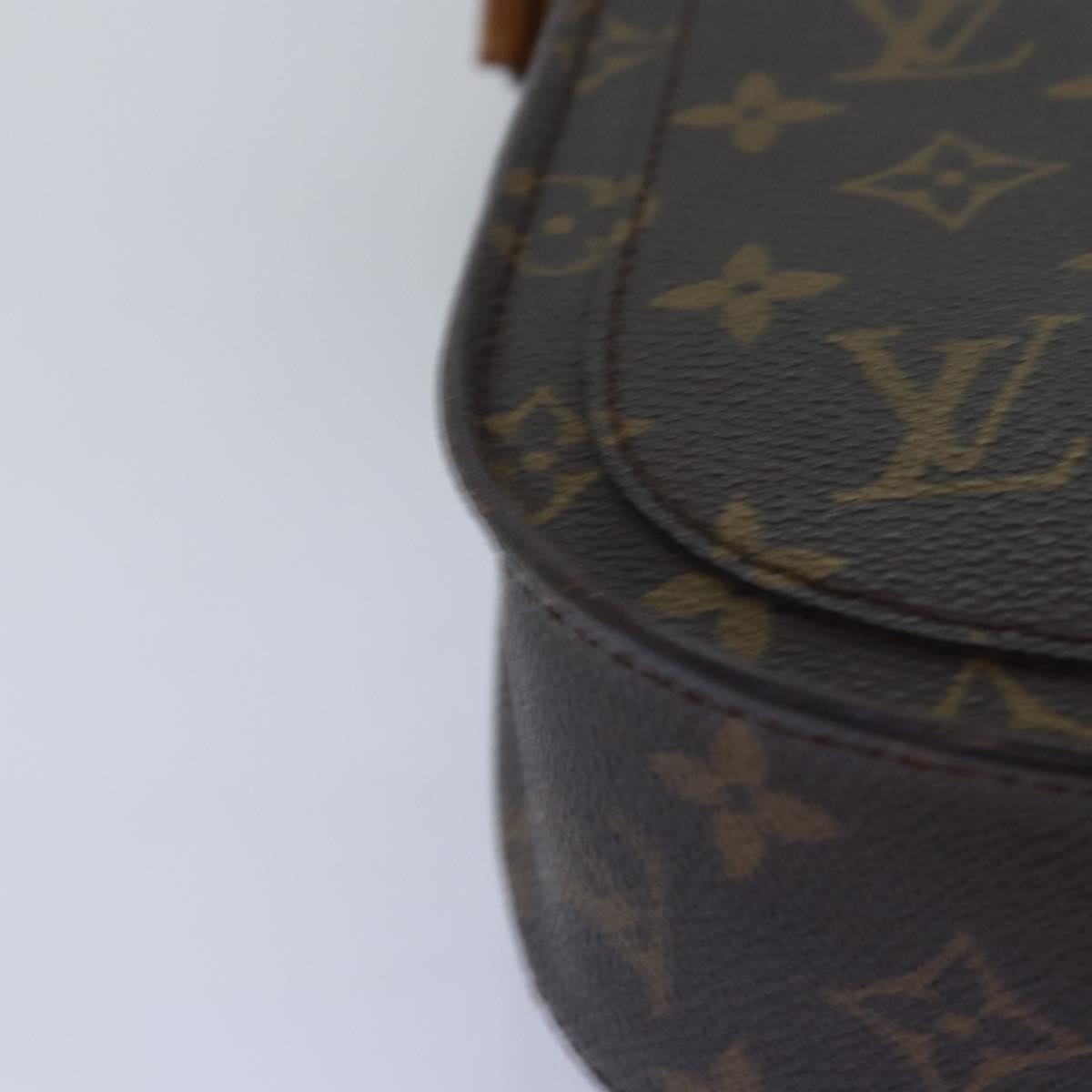 LOUIS VUITTON Monogram Saint Cloud GM Shoulder Bag M51242 LV Auth 76047