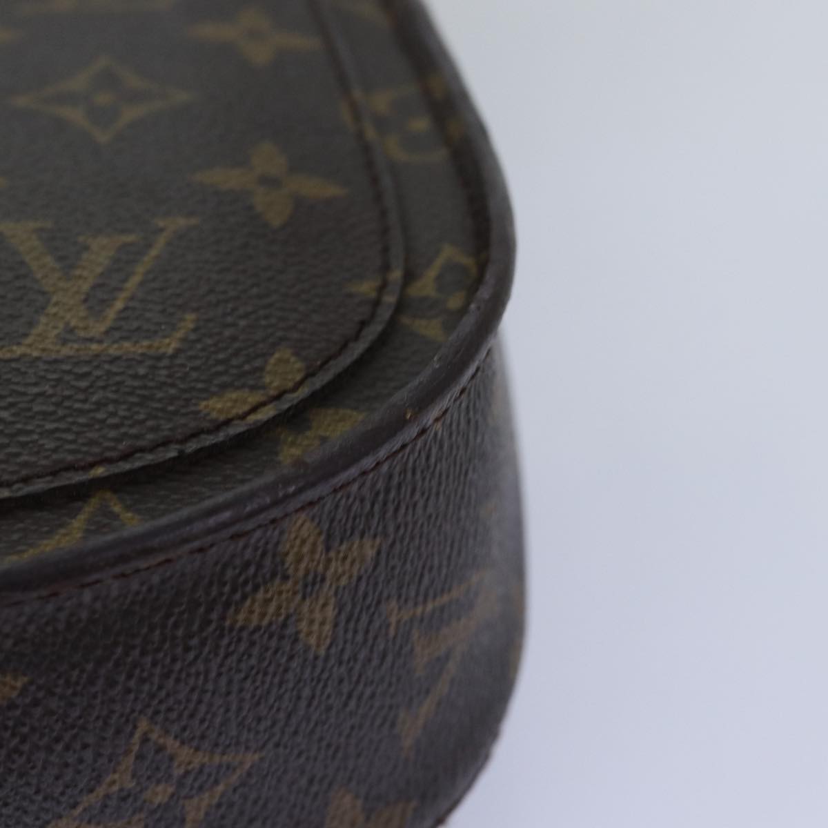 LOUIS VUITTON Monogram Saint Cloud GM Shoulder Bag M51242 LV Auth 76047