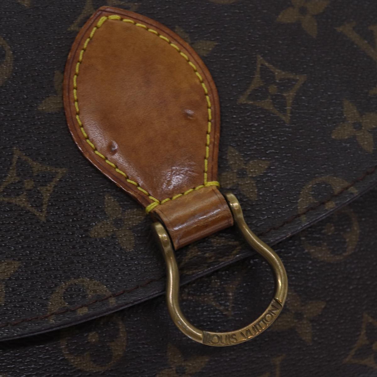 LOUIS VUITTON Monogram Saint Cloud GM Shoulder Bag M51242 LV Auth 76047